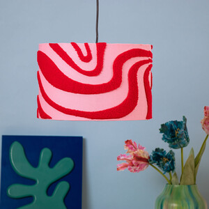 Swirl Embroidered Shade