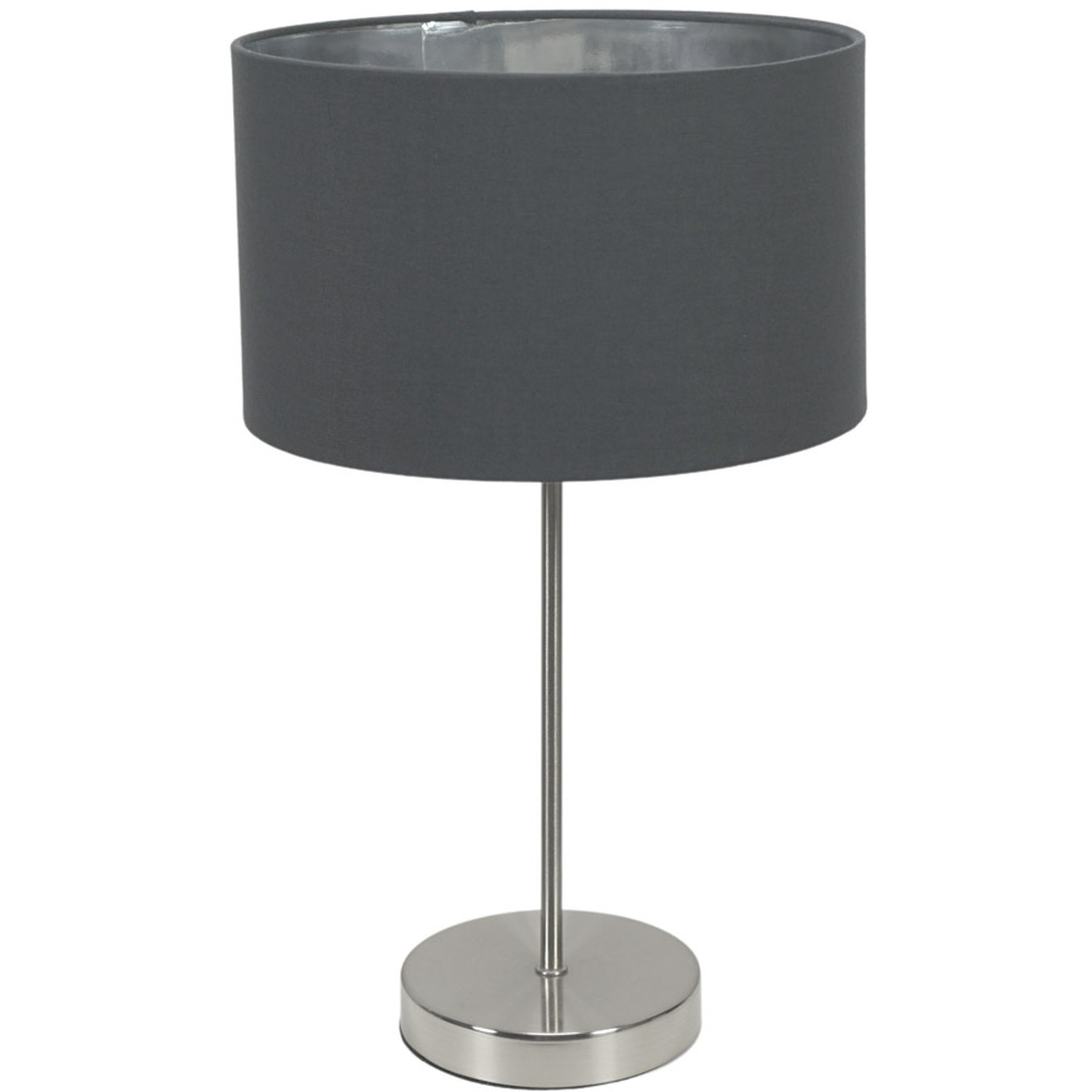 Image of Charlie Chrome Stem Table Lamp with&hellip;