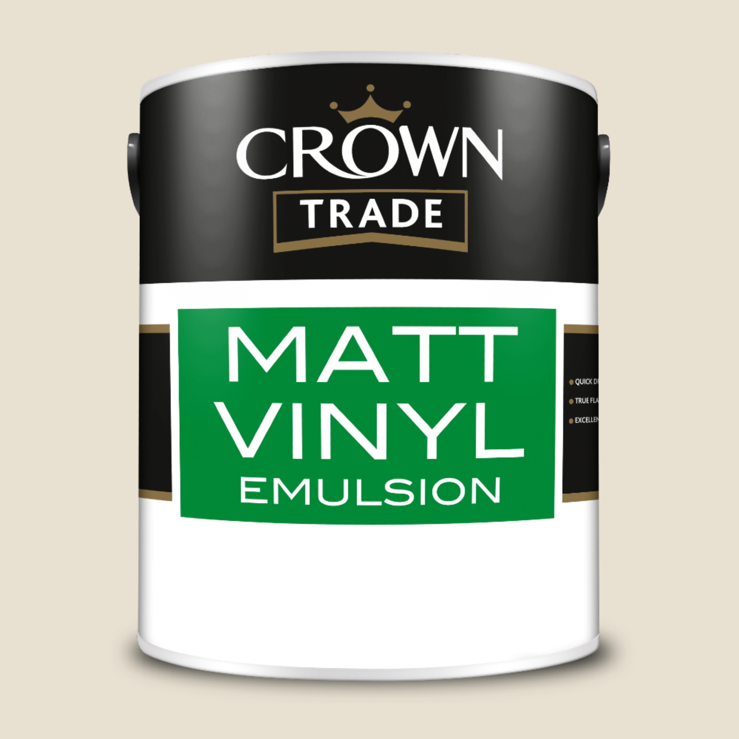 Crown Trade Vinyl Matt Mixed Colour - Antique Cream  / 5l