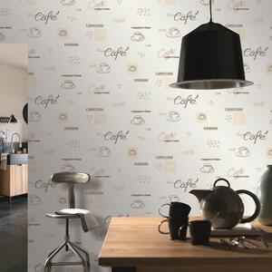 Espresso Cappuccino Kitchen Wallpaper