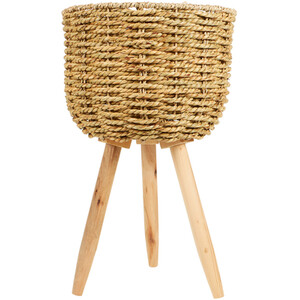 Seagrass Footed Planter