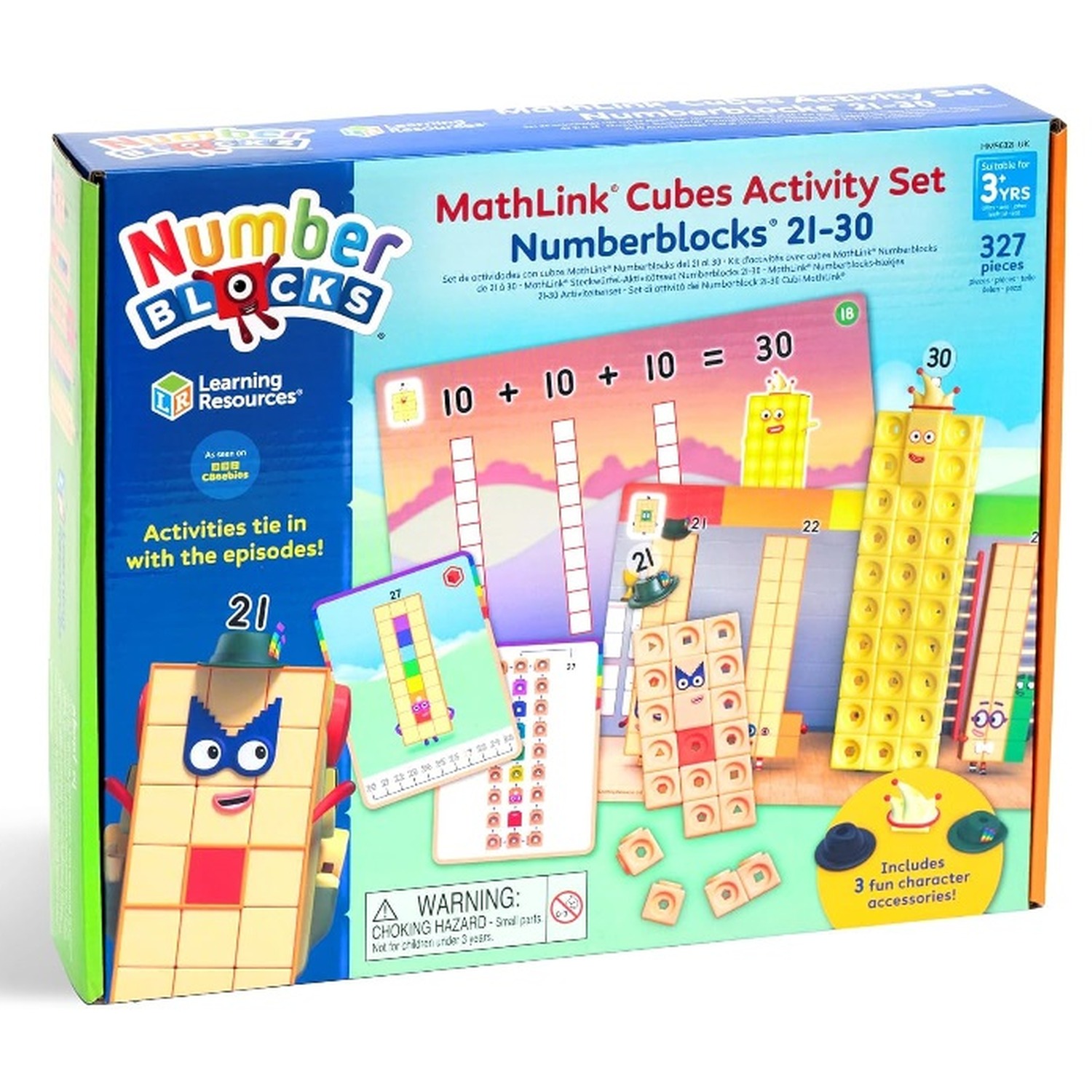 Numberblocks Mathlink Cubes 21-30 Activity Set