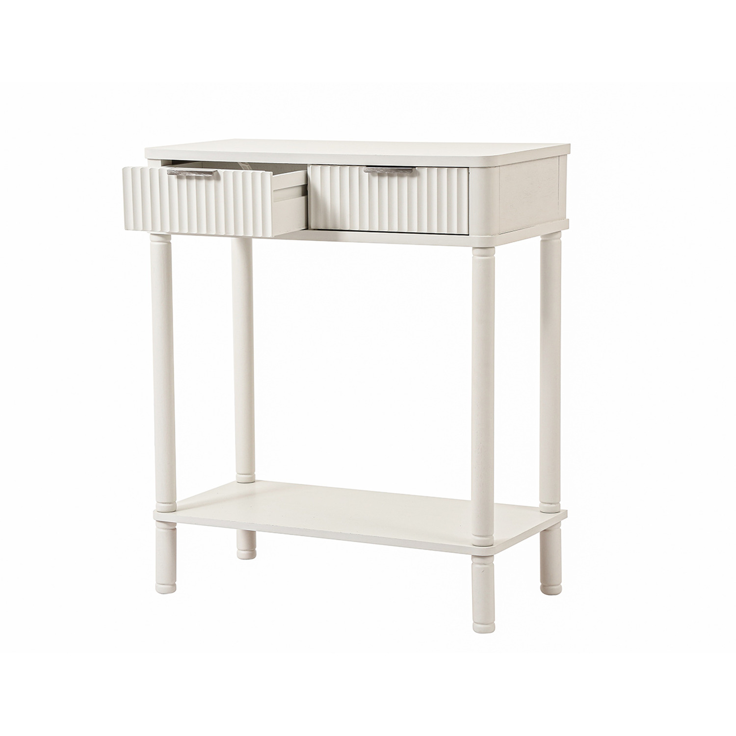 Vanity Living Medium 2-drawer Console Table - White