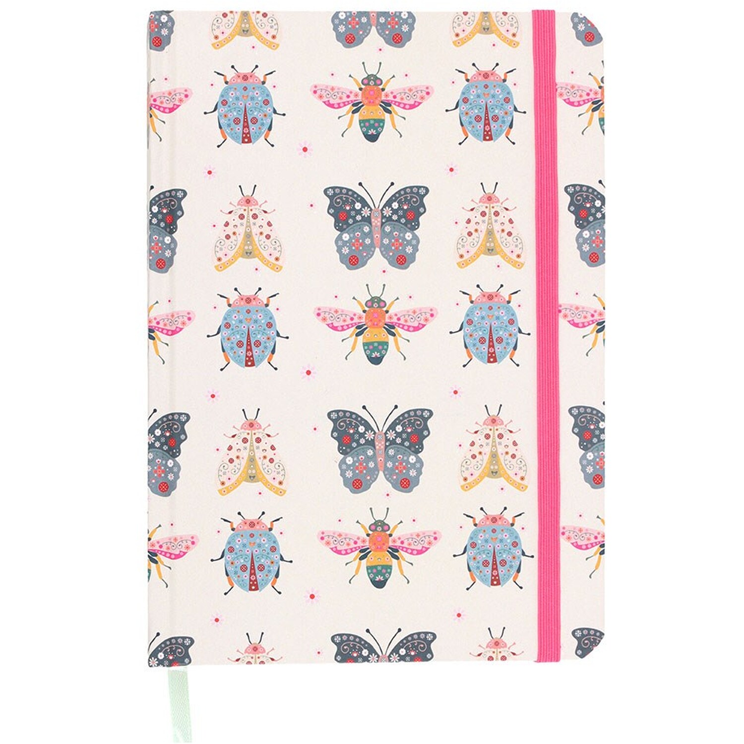 Insect Notebook Floral Insect Print Notebook, Journal