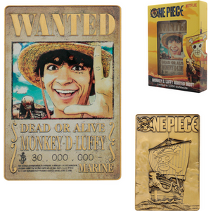 One Piece Limited Edition Wanted Poster Collectible Metal