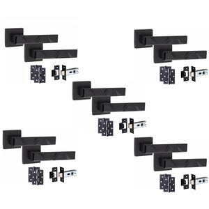Nova Door Handles Square Rose