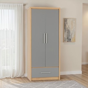 Seville 2 Door 1 Drawer Wardrobe