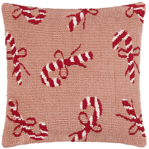 Candy Canes Tufted Cushion Cover 45 x 45cm