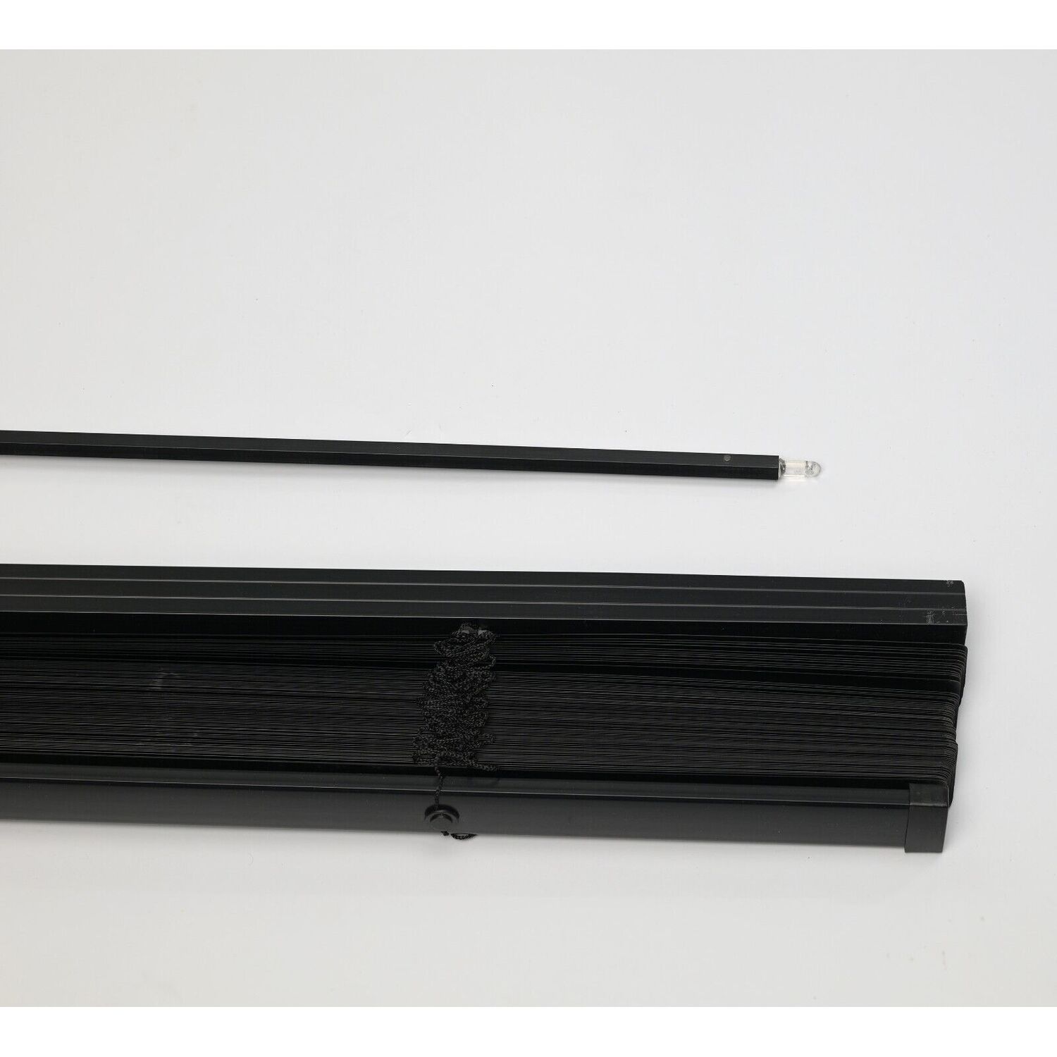 25mm Pvc Venetian Blinds Windows Easy Fit - Black 60 X 160