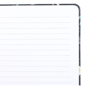 Midnight Owl A5 Notebook With Gold Foil Accents