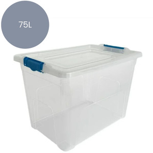 75L Plastic Storage Box with Click Lid