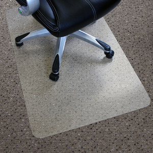 Hometex Solutions Universal Clear PVC Non-Slip Chair Mat Low Pile Carpets