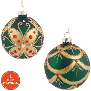 Traditional Jewelled Bauble