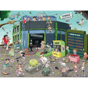 Chaos at the Tennis Tournament 1000 Piece Jigsaw Puzzles - Chaos no.6