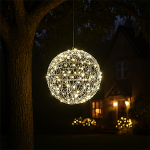 30CM Shiny Silver Ball 160ww Micro Led