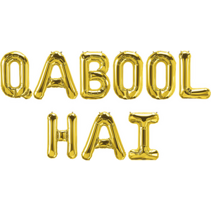 Qabool Hai Foil Balloons