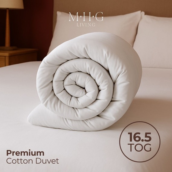 16.5 Tog Winter Duvet Hotel Quality Cotton Cover