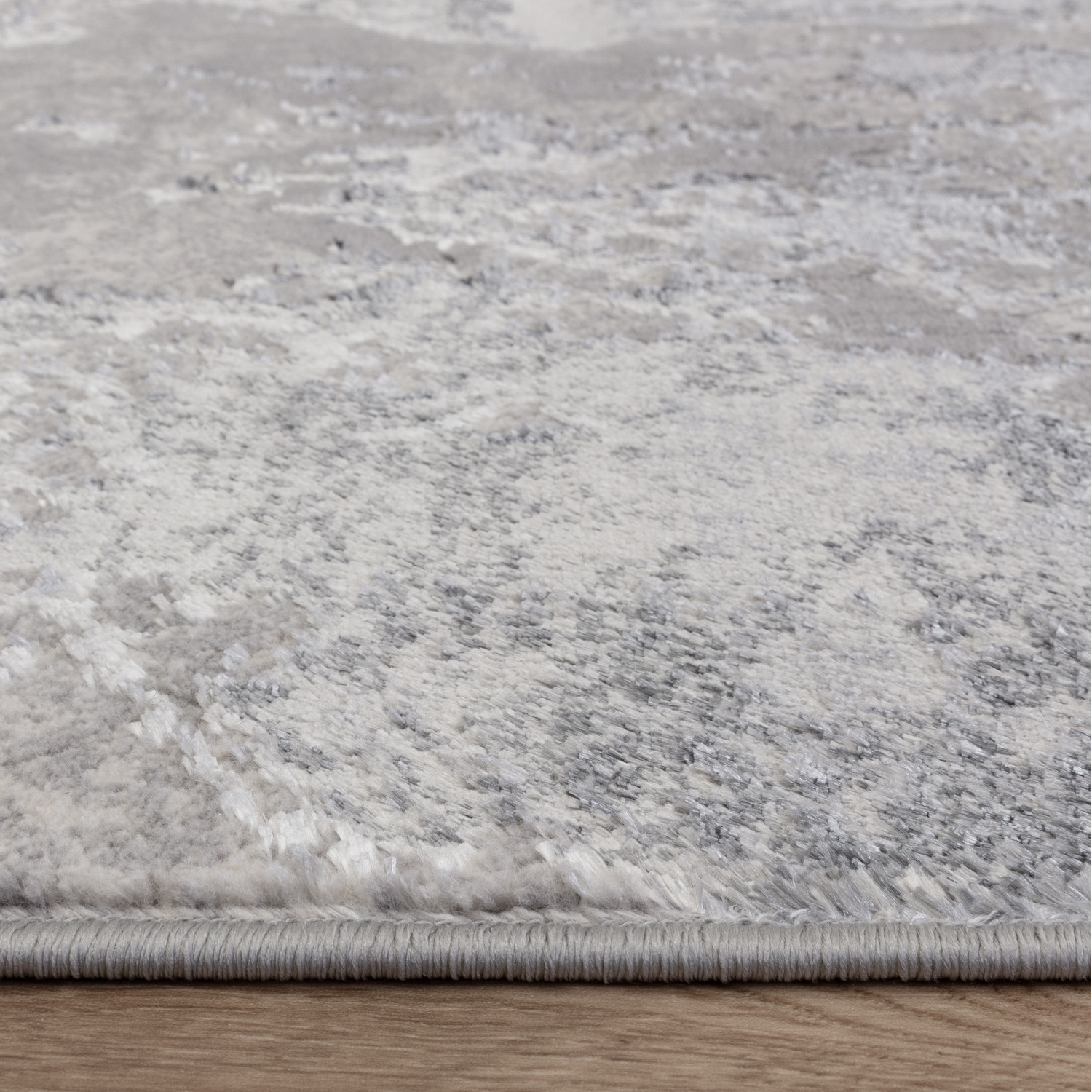 Smart Ritz Rugs Ritz Metallic Abstract Charcoal Living Area Rug