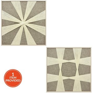 Neutral Knotted Textile Wall Art