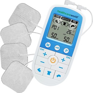 Digital TENS EMS Combo Dual Channel Pain Relief Machine