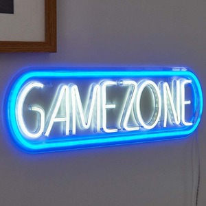 GameZone LED Neon Sign Light Wall Art