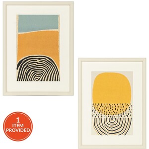 Abstract Sunrise Mounted Framed Print