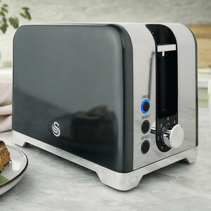 Solace 2 Slice SS Toaster Graphite