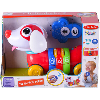 1st Rainbow Puppy Toy