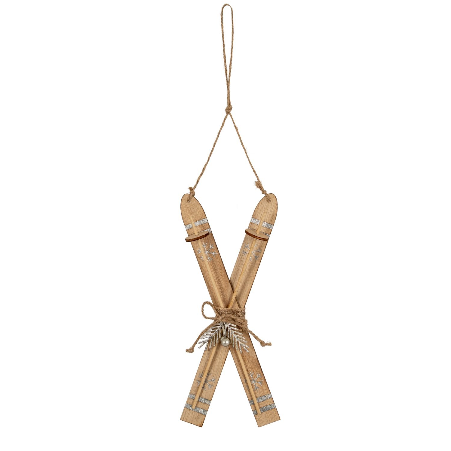 Image of Rustic Crossed Skis Wall Decor Mountain&hellip;