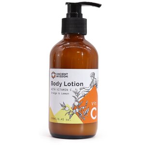 Vitamin C Body Lotion with Orange Lemon Brightening Hydrating Skincare