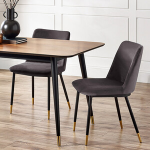 Set Of 2 Delaunay Dining Chairs - Grey