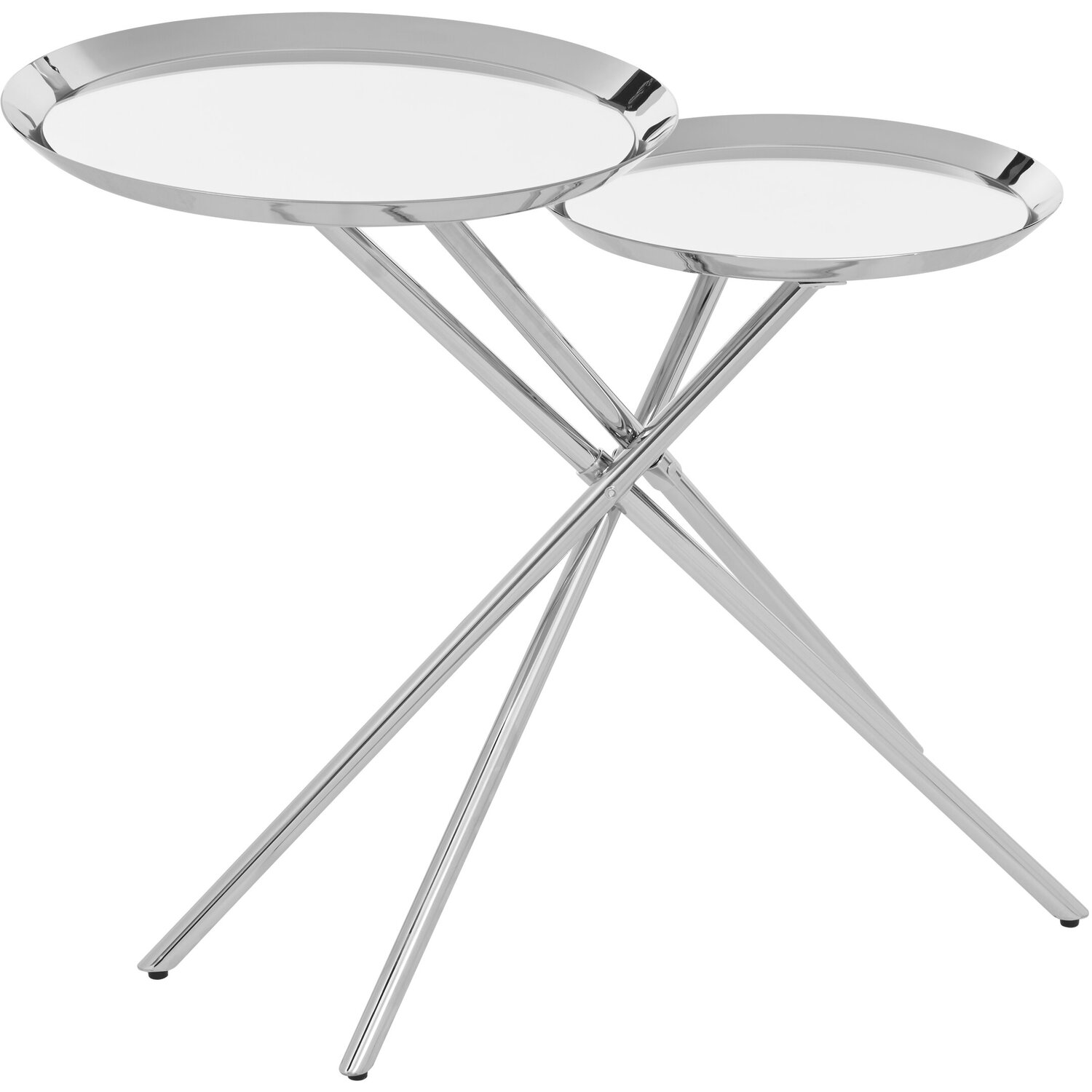 Fifty Five South Oria Side Table - Silver