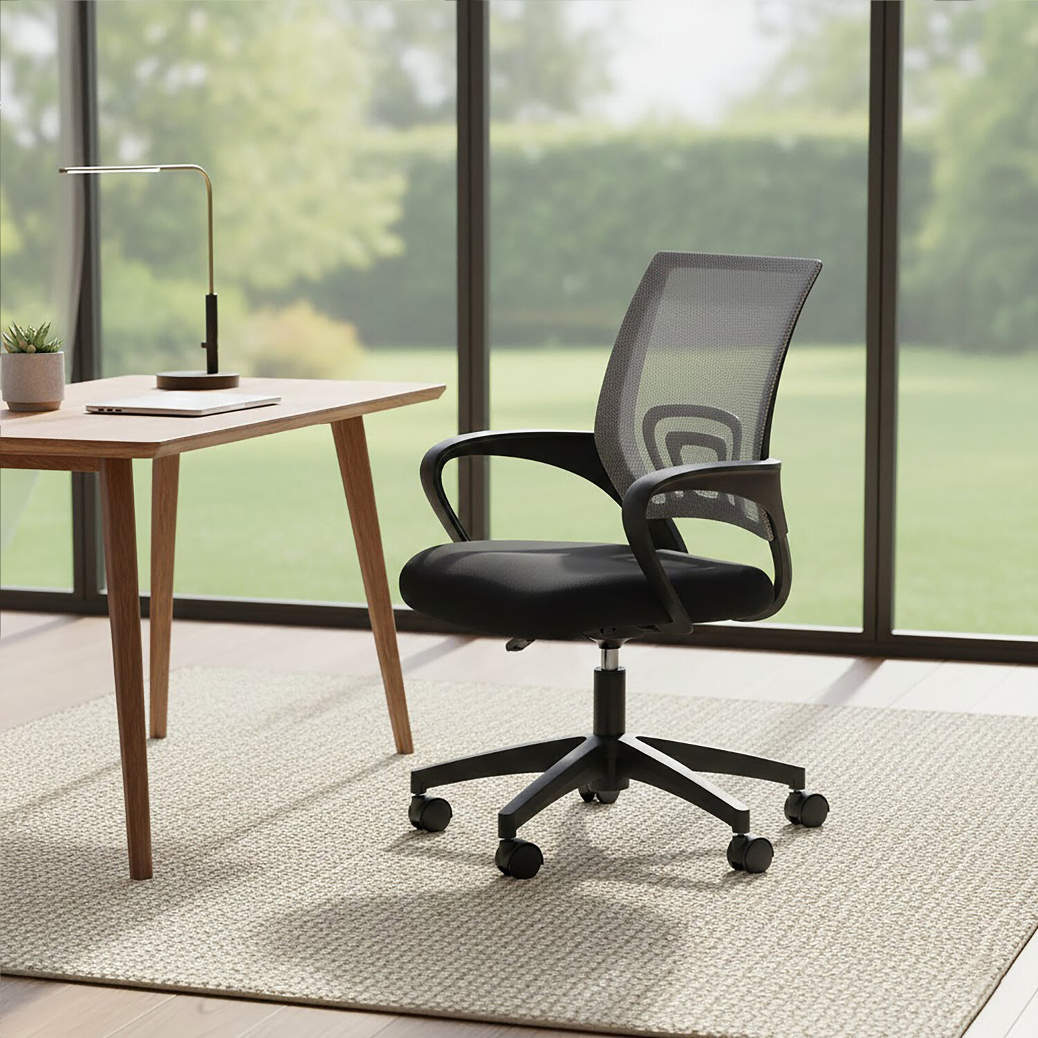 Frazer Grey Mesh Home Office Chair - Grey