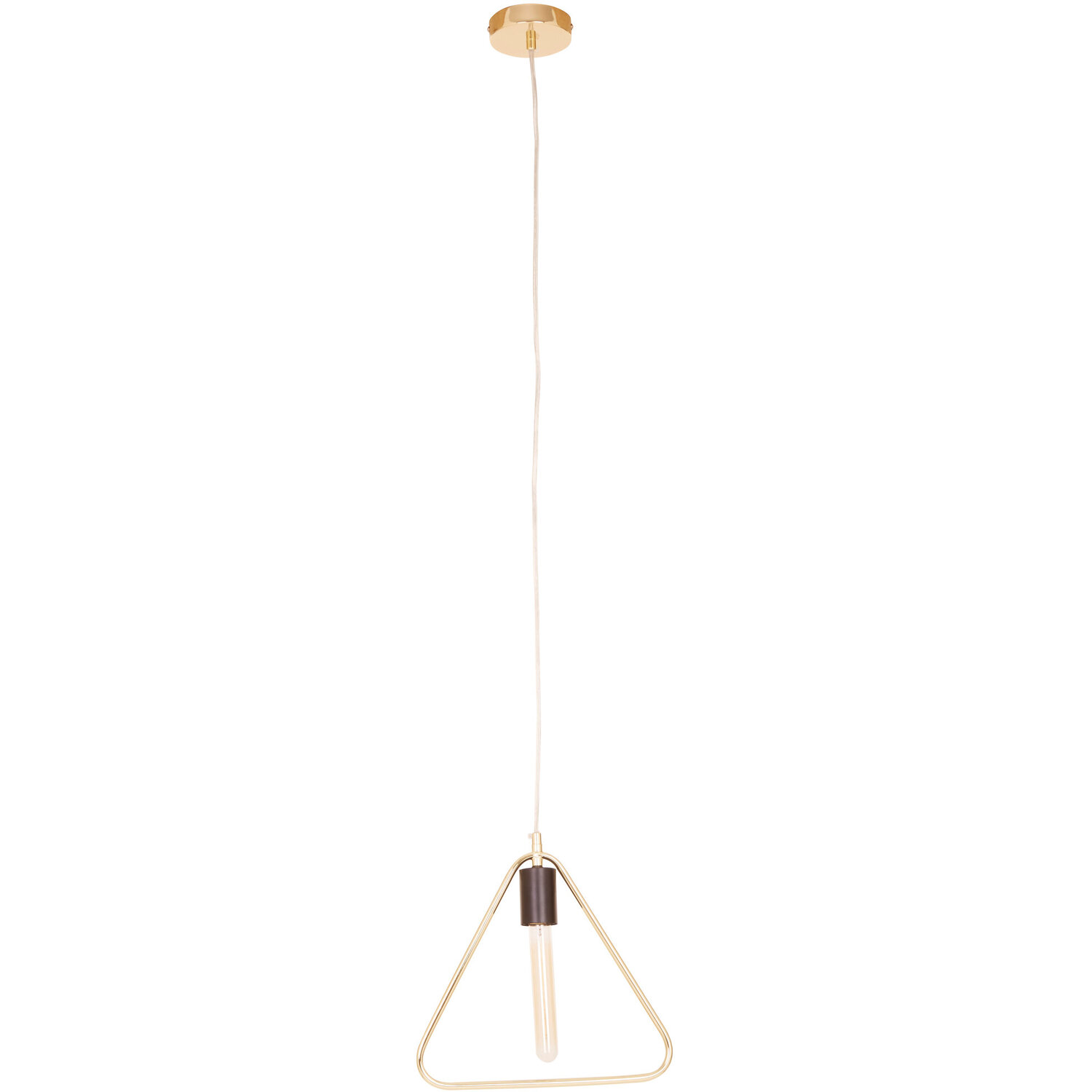 Lavis Gold Triangle Pendant Light - Gold