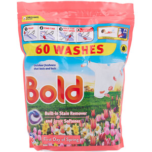 Pack of 60 Bold Laundry Pods