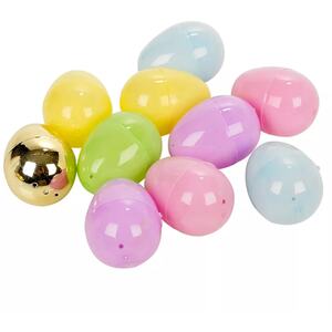 60-Piece Easter Egg Hunt Kit with Baskets, Signs & Bunny Trail - Multicoloured - Set of 60