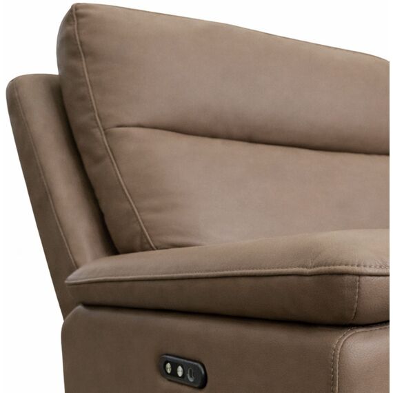 Marlowe Real Leather Power Recliner 3 + 2 Sofa Set with USB Charging