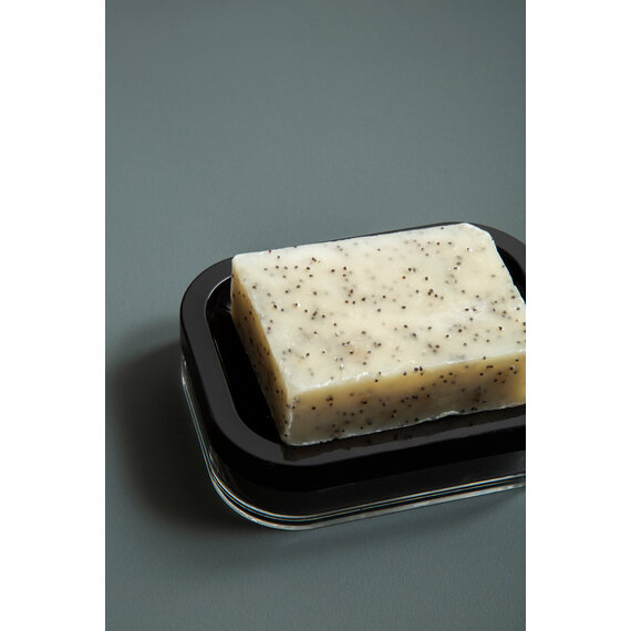 Ando Black Acrylic Soap Dish