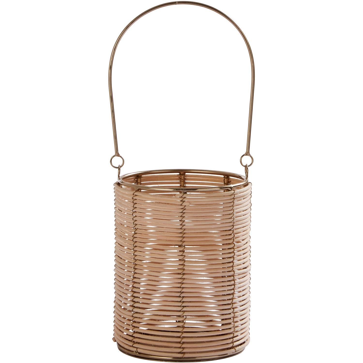 Malacca Small Hurricane Candle Holder - Gold