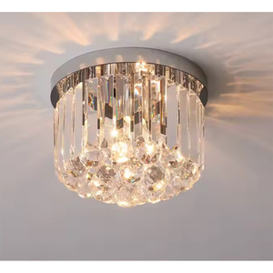 Ceiling Light Crystal Silver