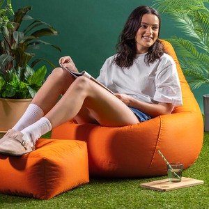 Recliner Indoor Outdoor Bean Bag and Pouffe