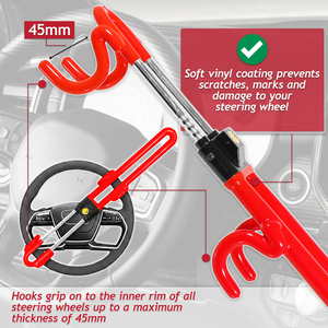 Universal Steering Wheel Lock Adjustable
