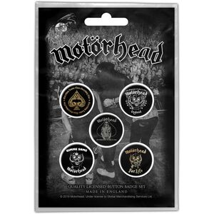 Motorhead Clean Your Clock Badge (Pack of 5)