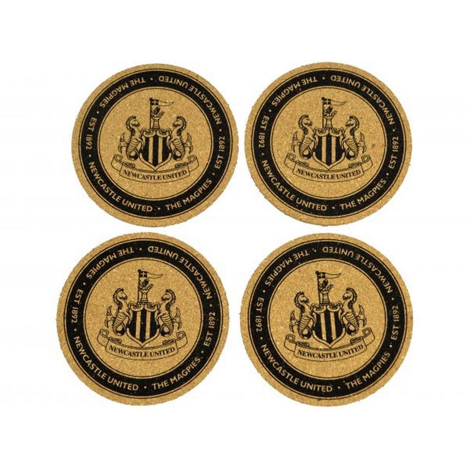 Image of Newcastle United FC Cork Coaster Set&hellip;