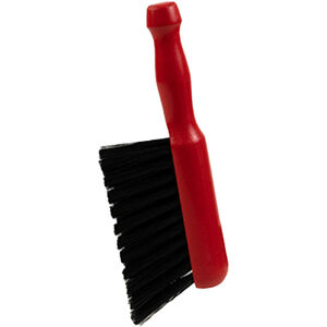 Banister Brush Red with Synthetic Soft Black Coco