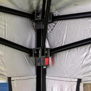 Grey Home Source Easy Up 3m x 3m Outdoor Garden Gazebo with Carry Bag  shot 15768174