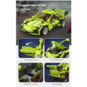 CaDa Legends Sports Car 1:18 Pull Back Racing Car 387 Pieces
