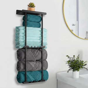 Self Adhesive Wall Mounted Towel Rack Holder