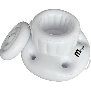 MSPA Inflatable Ice Box  Drinks Cooler for Hot Tubs-Floating Snack Holder Tray
