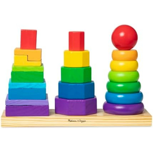 Melissa and Doug Geometric Stacker Toy